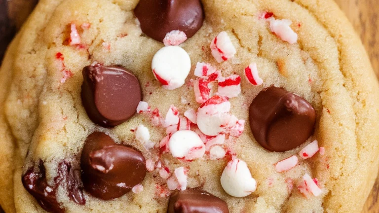 Peppermint Chocolate Chip Cookies - Featured