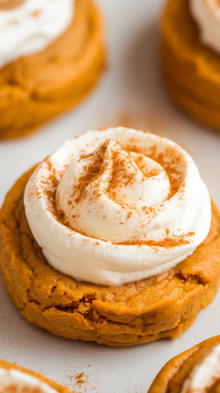 Pumpkin Cake Mix Cream Cheese Cookies