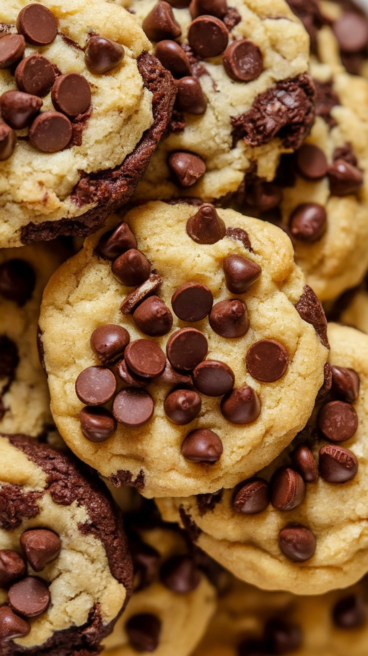 Soft and Chewy Brookie Cookies