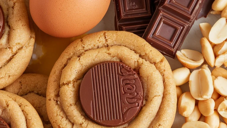 Reese's Stuffed Peanut Butter Cookies - Featured