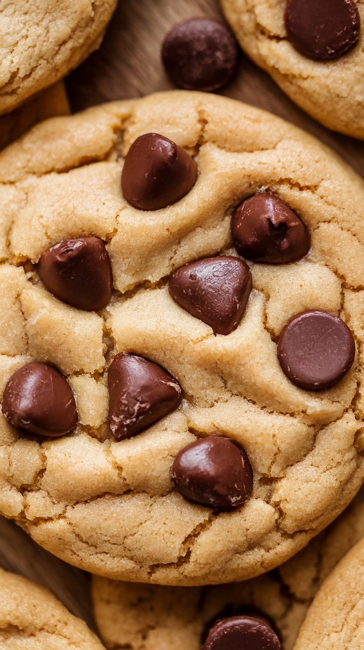 Bakery-Style Peanut Butter Chocolate Chip Cookies