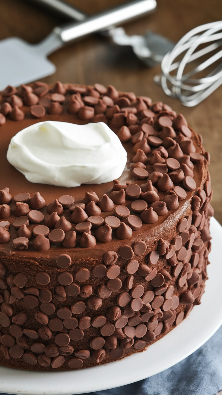 Triple Chocolate Fudge Cake