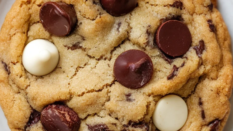 Triple Dark Chocolate Chip Cookies - Featured