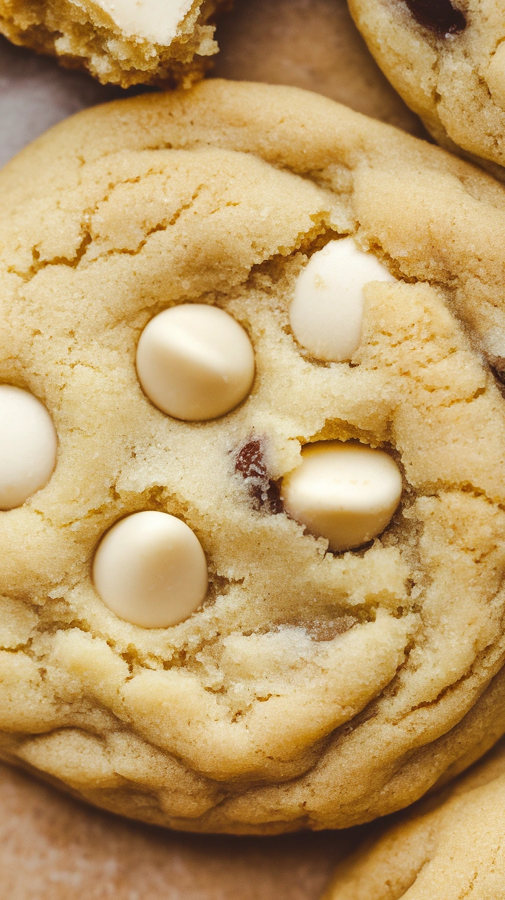 Homemade White Chocolate Chip Cookies