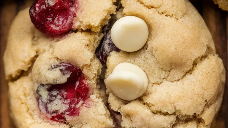 White Chocolate Chip Cranberry Cookies - Featured