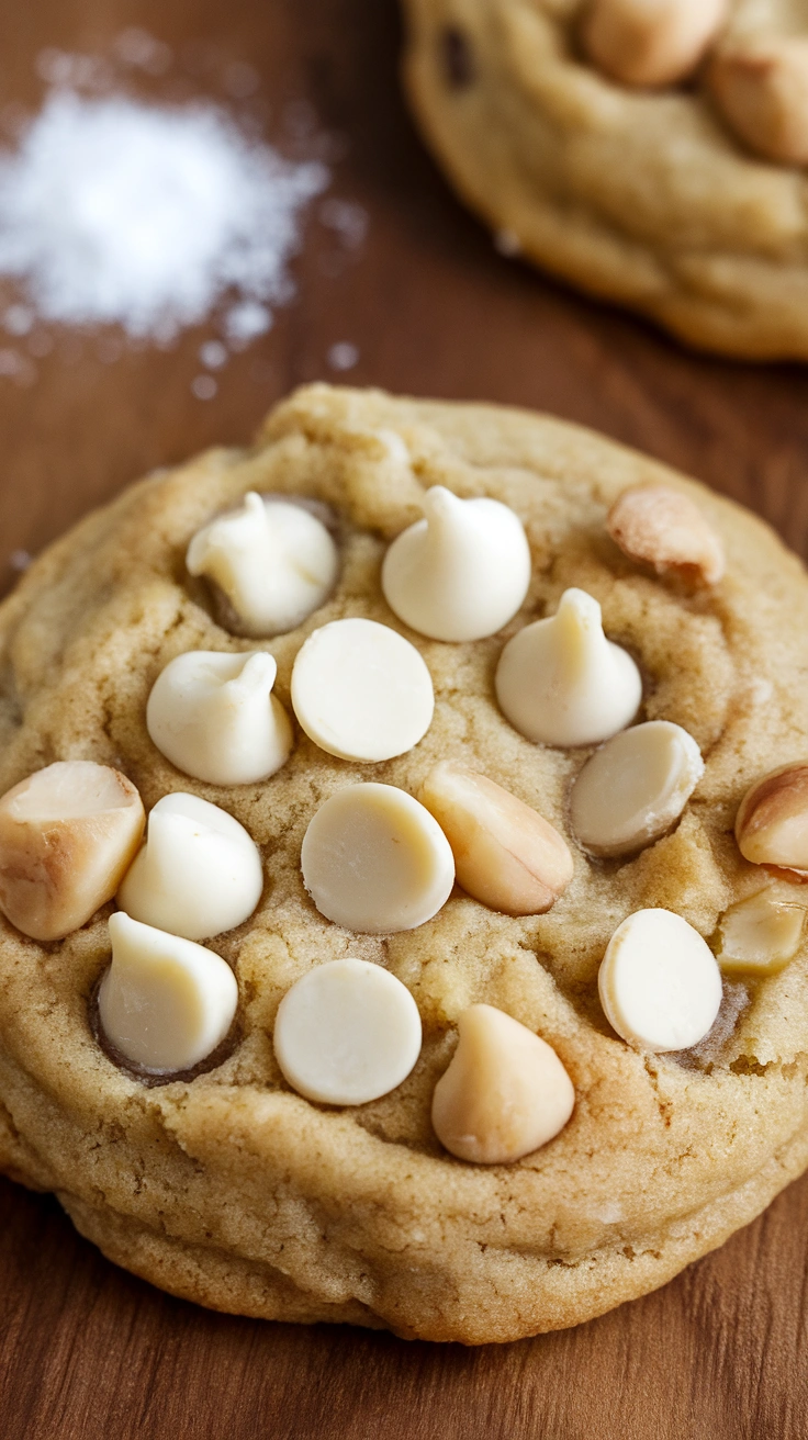 Bakery-Style White Chocolate Macadamia Cookies
