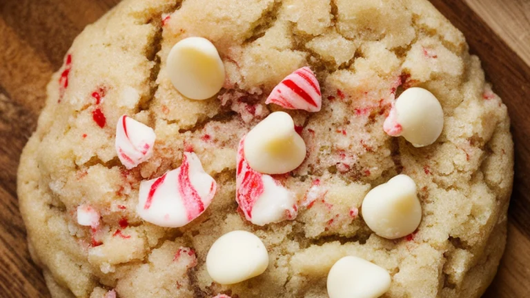 White Chocolate Peppermint Cookies - Featured
