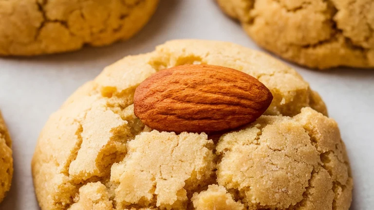 Almond Cookies with Lemon and Vanilla - Featured