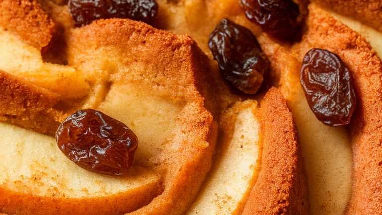 Apple Raisin Spice Cake - Featured