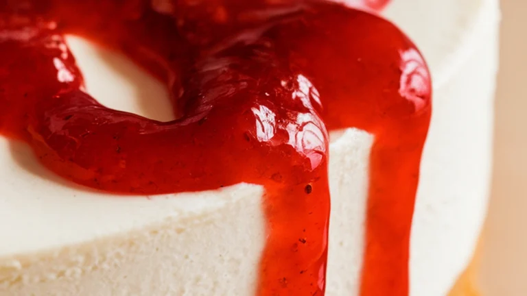 Baked Strawberry Cheesecake - Featured