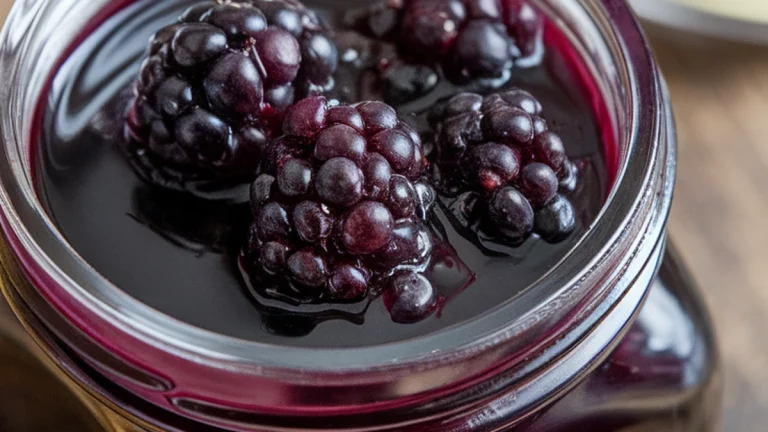 Blackberry Sauce with Cornstarch - Featured