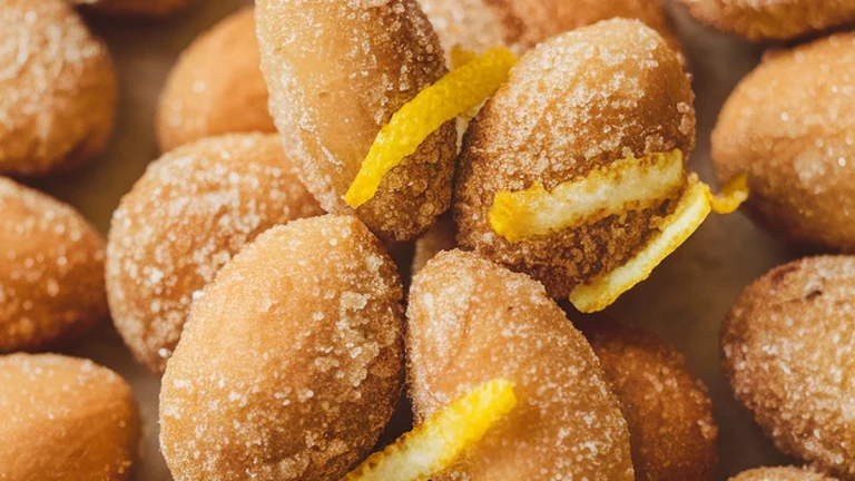 Blanched Almonds with Rosewater Sugar and Lemon Zest - Featured