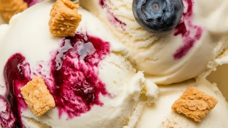 Blueberry Cheesecake Ice Cream - Featured