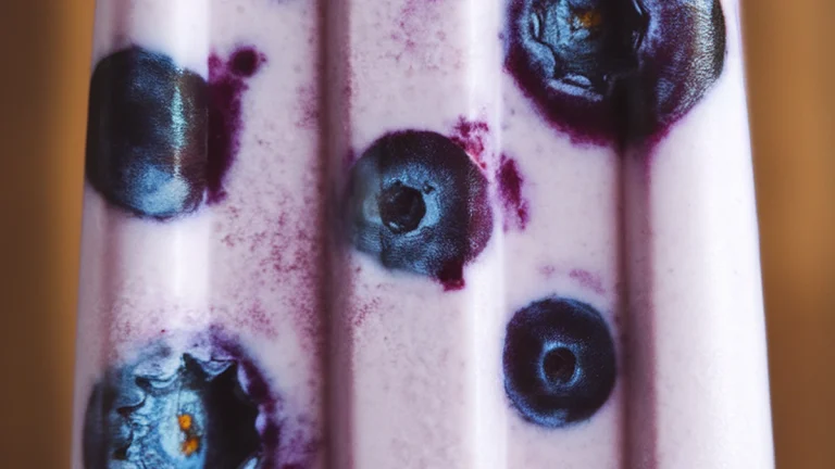 Blueberry Cheesecake Popsicles - Featured