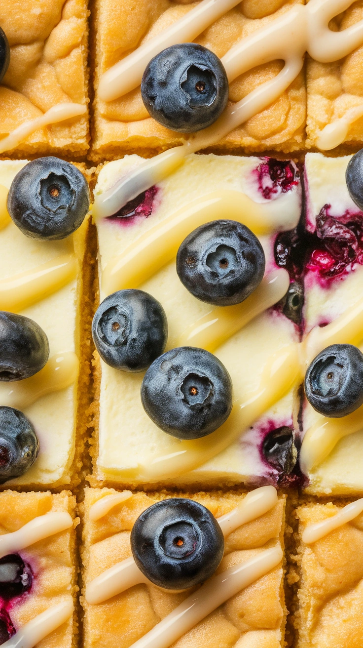 Lemon Blueberry Cream Cheese Bars
