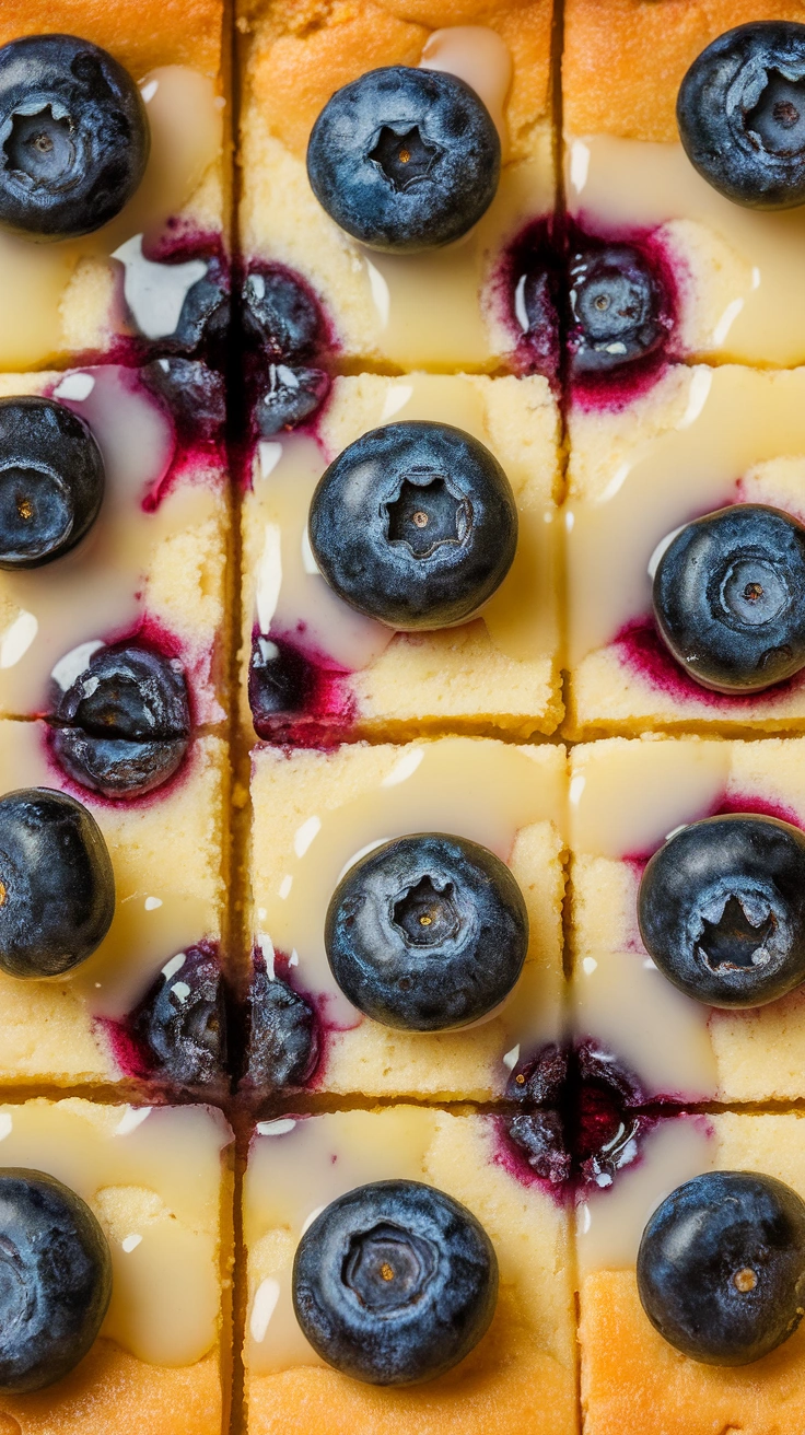 Lemon Blueberry Cream Cheese Dessert Bars