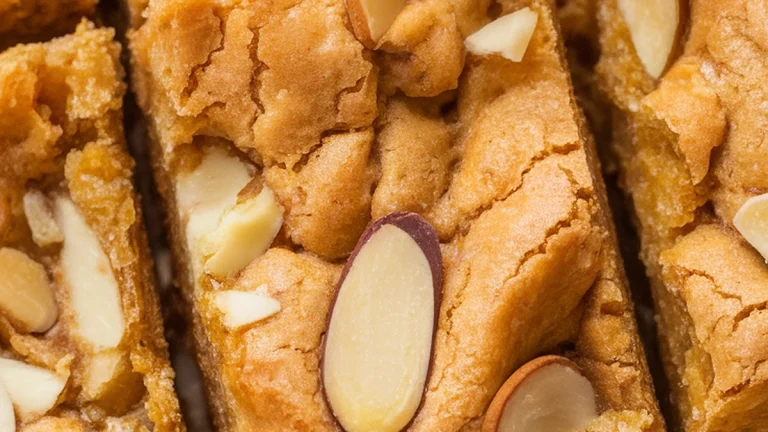 Brown Sugar Almond Toffee Blondies - Featured