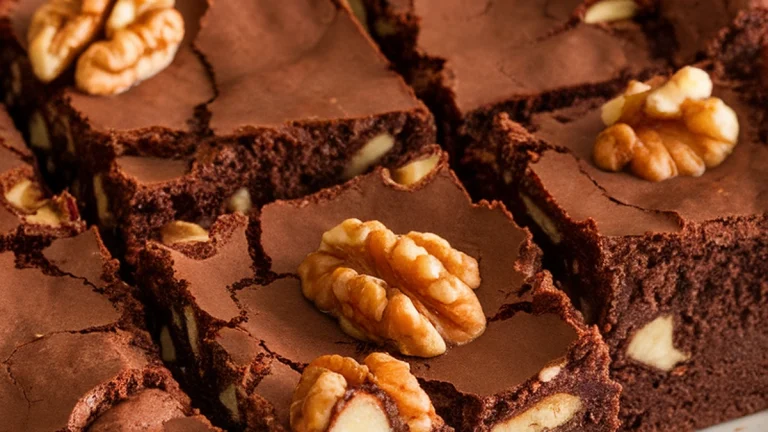 Brown Sugar Chocolate Walnut Brownies - Featured