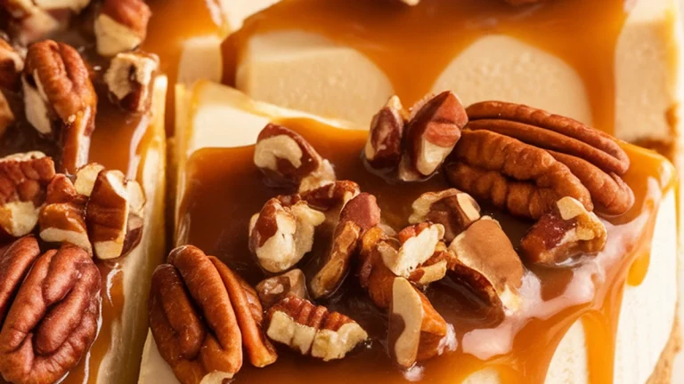 Caramel Pecan Cheesecake - Featured