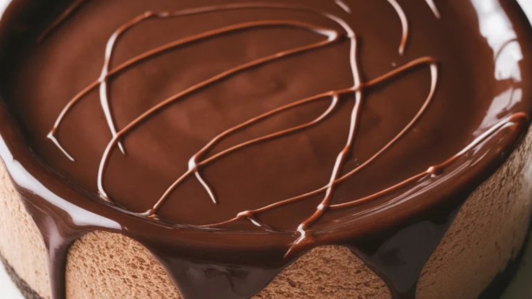 Chocolate Cream Cheese Cheesecake - Featured