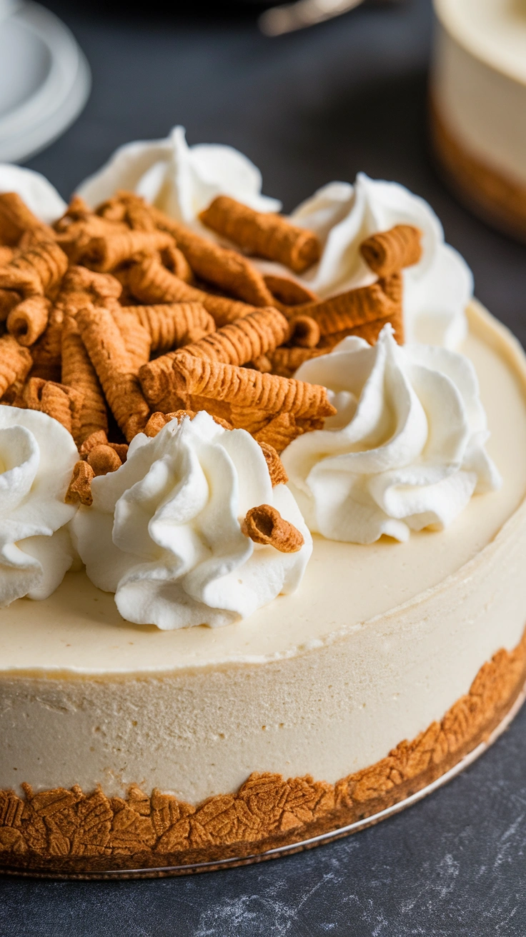 Beginner Cinnamon Toast Crunch Cheesecake