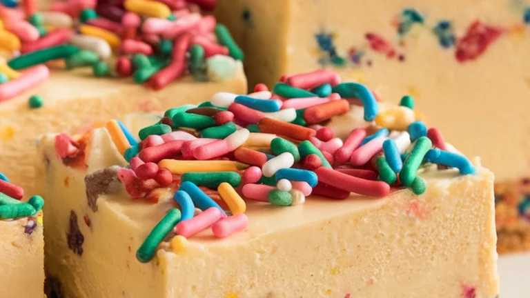 Confetti Cheesecake Bars - Featured