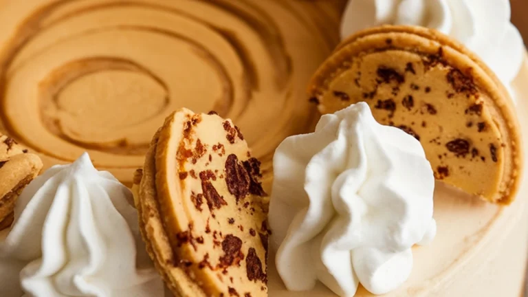 Cookie Butter No Bake Cheesecake - Featured