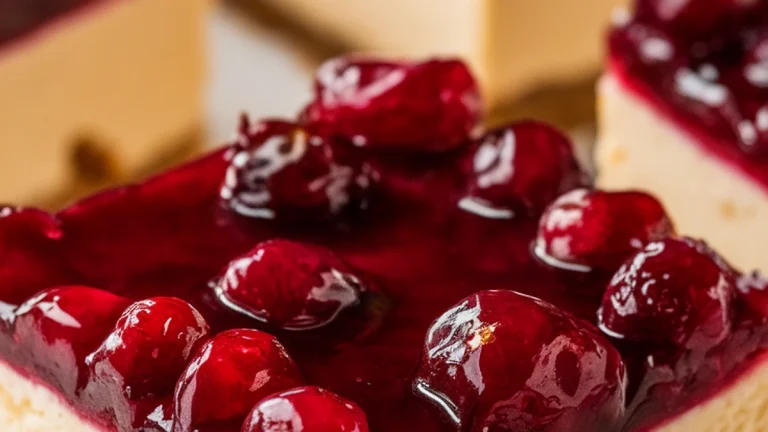 Cranberry Cheesecake Bars - Featured