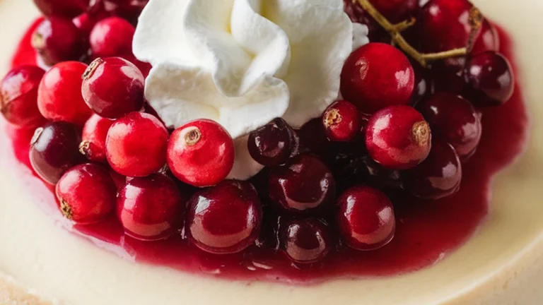 Cranberry Red Currant Cheesecake - Featured