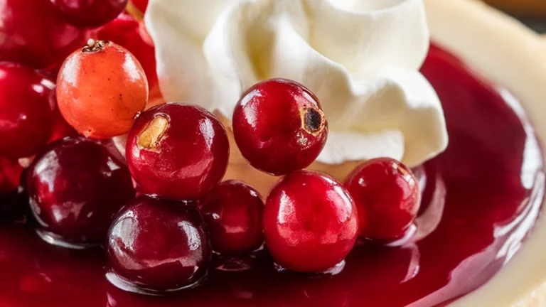 Cranberry Red Currant Cheesecake - Featured
