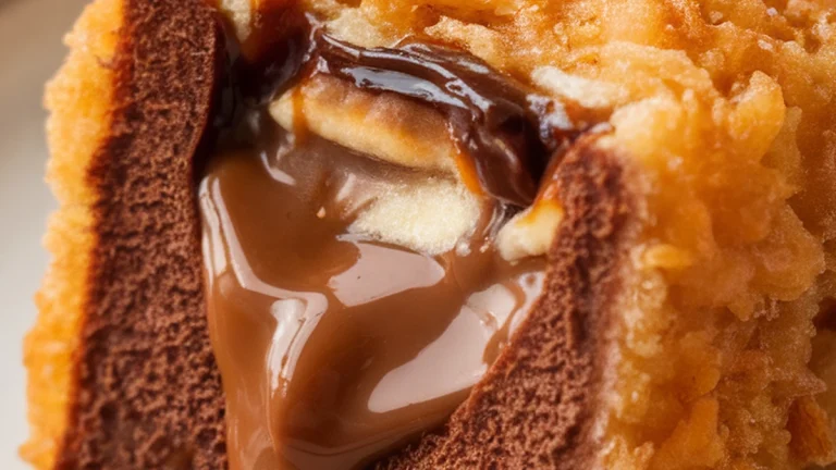 Deep Fried Mars Bar in Egg Flour Batter - Featured