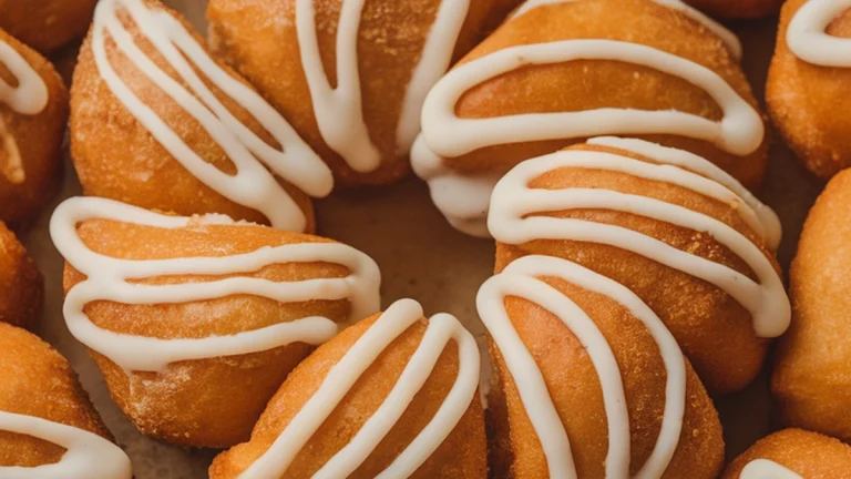 Deep Fried Vanilla Dough with Sugar Icing - Featured