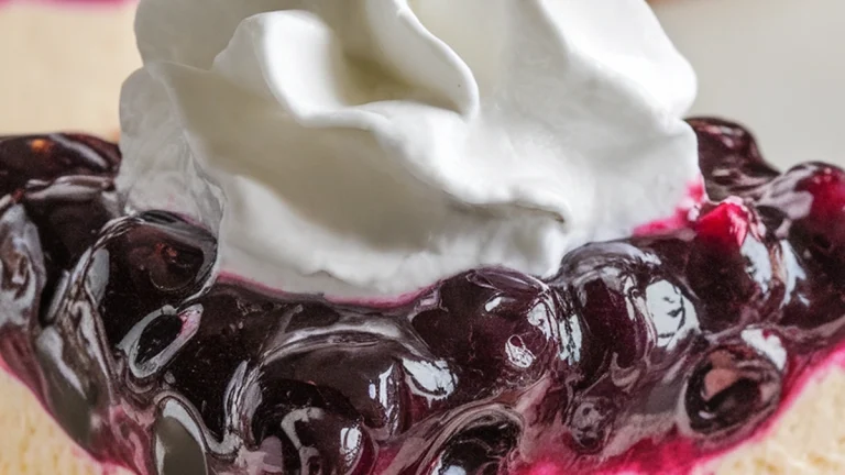Easy Blueberry Cheesecake Dessert - Featured