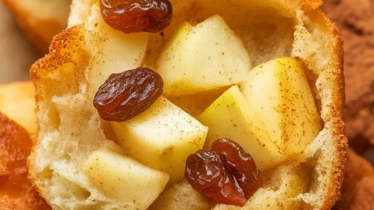 Fried Yeast Dough Fritters with Cinnamon Sugar - Featured