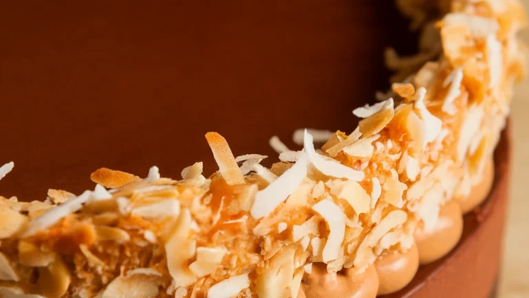 German Chocolate Cheesecake - Featured