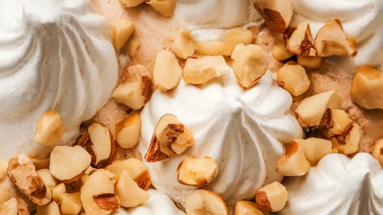 Hazelnut Egg White Meringue - Featured