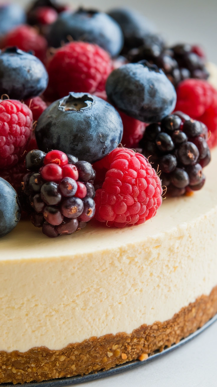 Make-Ahead Healthy Breakfast Cheesecake