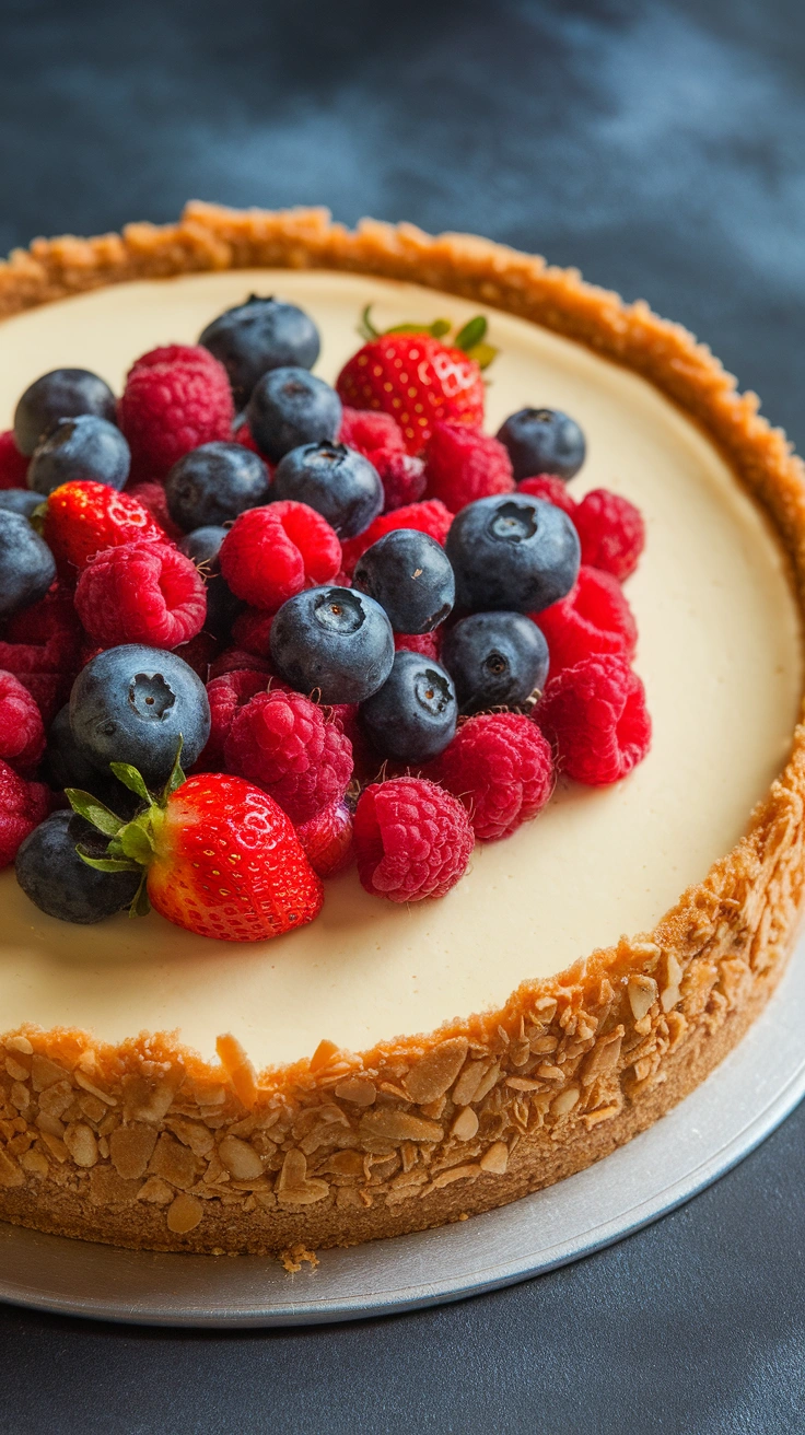 High-Protein Breakfast Cheesecake