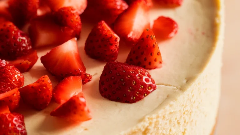 High Protein Cottage Cheese Cheesecake - Featured