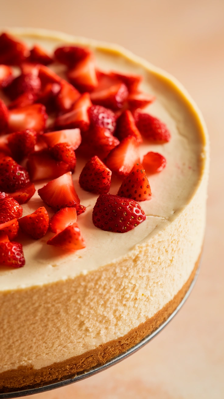 High-Protein Vanilla Cottage Cheese Cheesecake