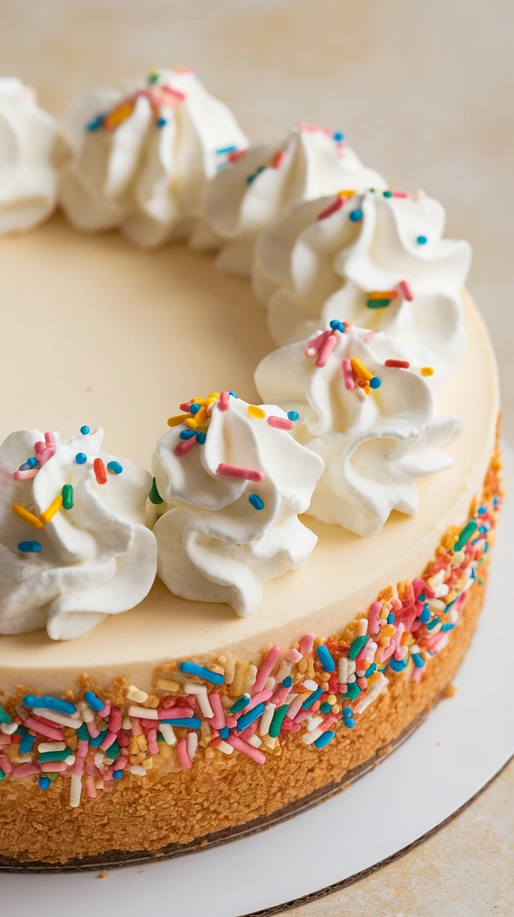 Quick Instant Pot Funfetti Cheesecake
