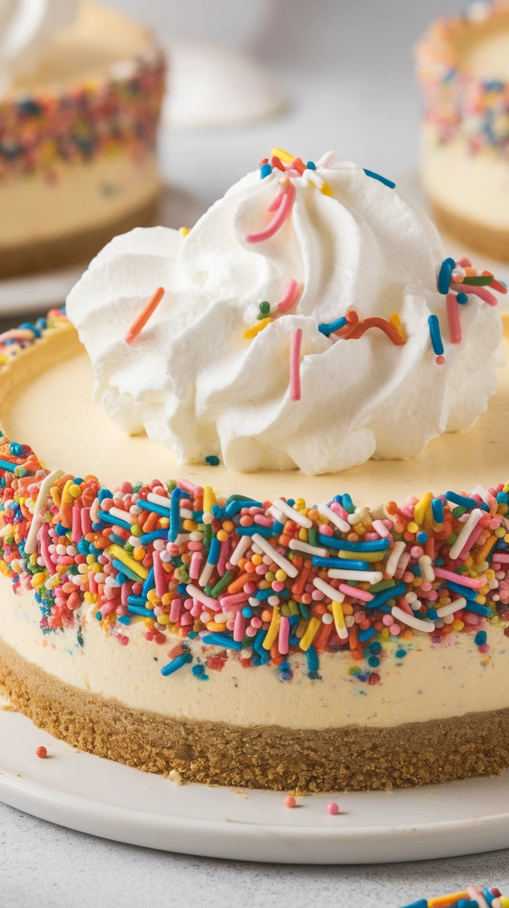 Easy Instant Pot Funfetti Cheesecake