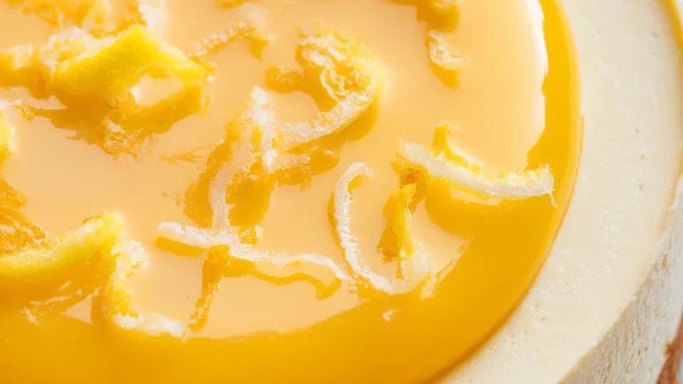 Instant Pot Lemon Curd Cheesecake - Featured