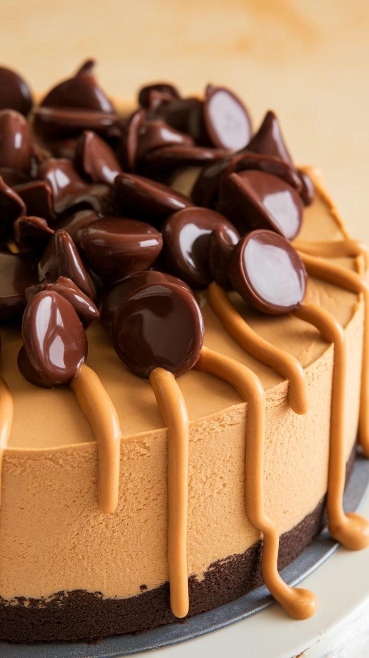 Homemade Instant Pot Peanut Butter Cheesecake