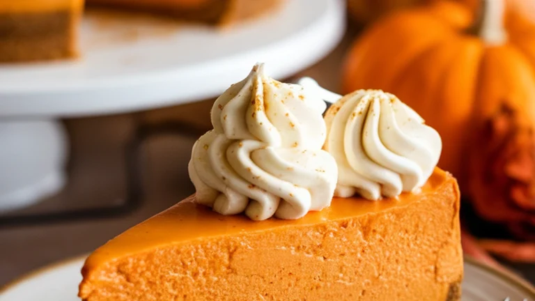 Instant Pot Pumpkin Cheesecake - Featured