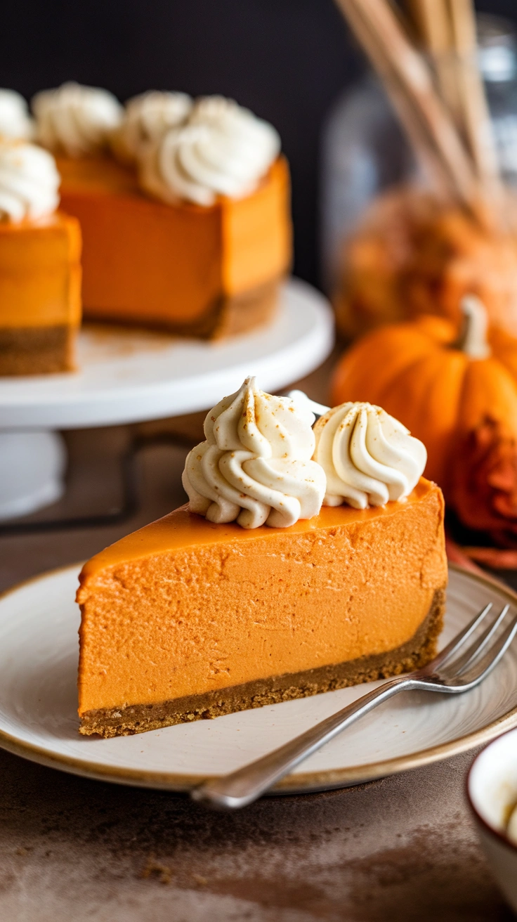 Creamy Instant Pot Pumpkin Cheesecake