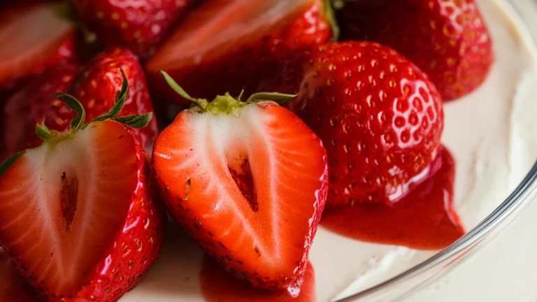 Jam Jar Strawberry Cheesecakes - Featured