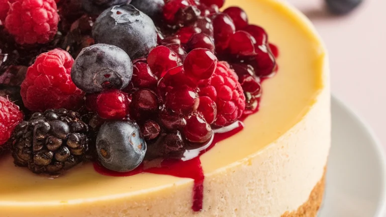 Keto Berry Cheesecake - Featured