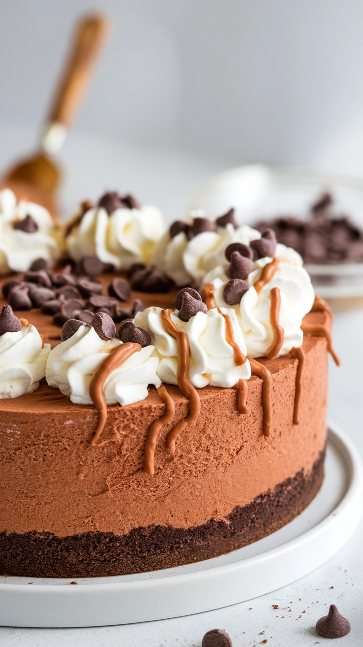 Sugar-Free Keto Peanut Butter Cheesecake