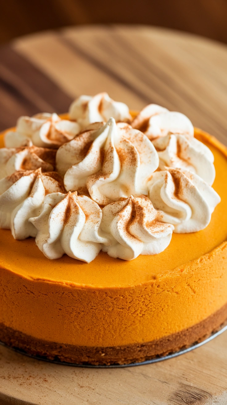 Sugar-Free Keto Pumpkin Cheesecake